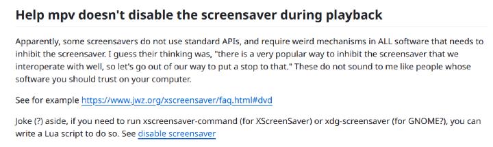 Screenshoot from the mpv documentation